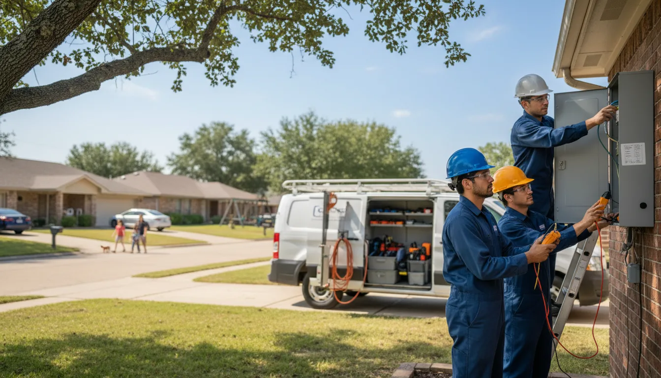 Certified electrician providing emergency electrical services in Yale, IL